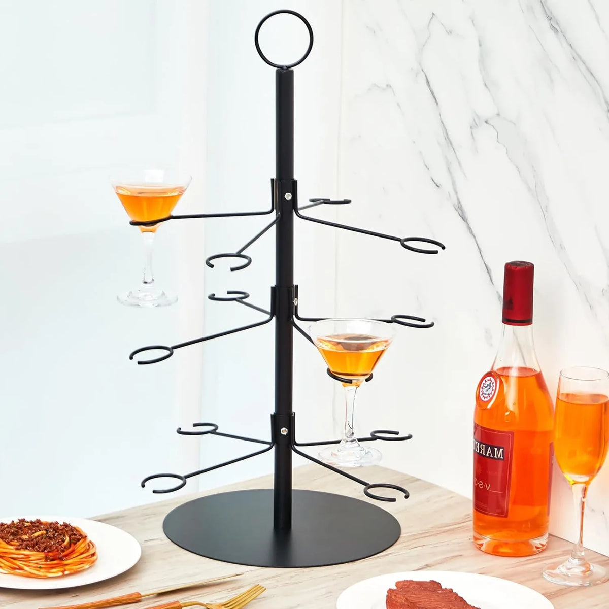 Cocktail Tree – Metal Stemmed Glass Display Stand
