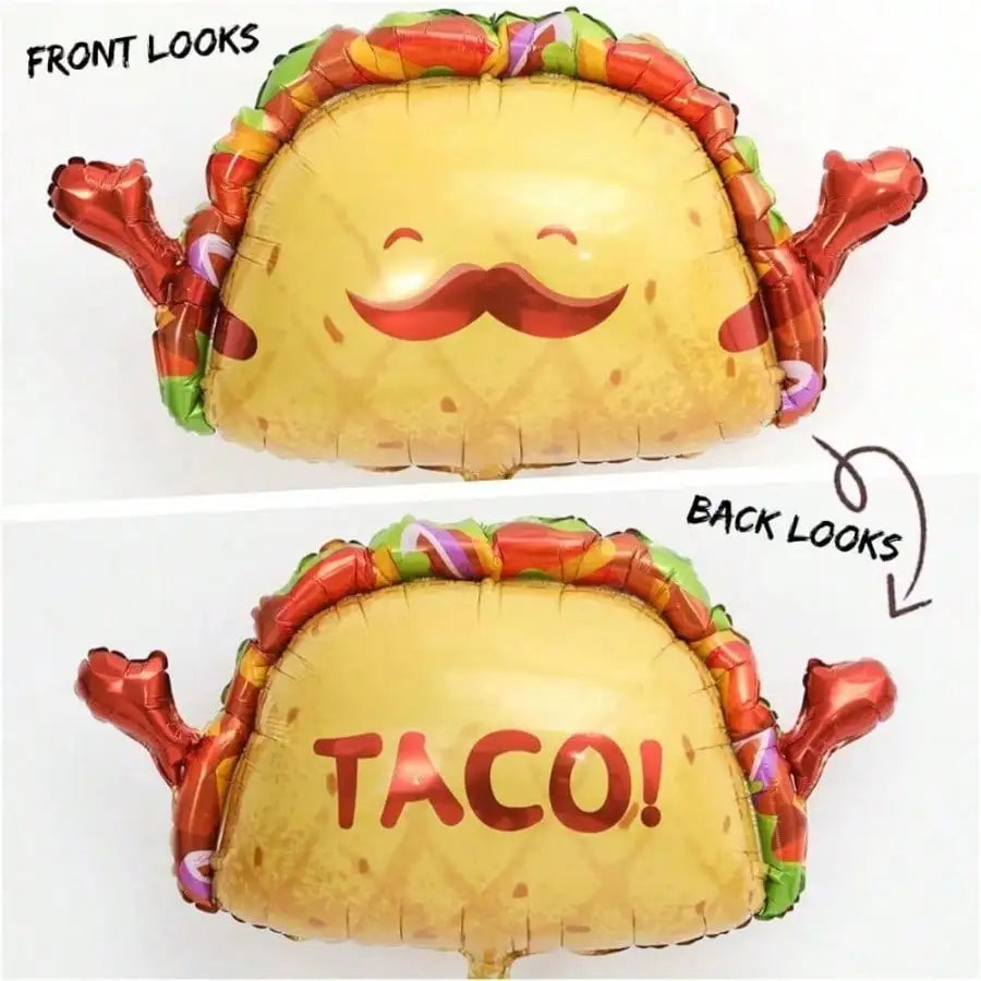 Fiesta Balloon Garland Arch Kit – Colorful Balloons with Taco, Sombrero, Cactus & Fiesta Foil Balloons