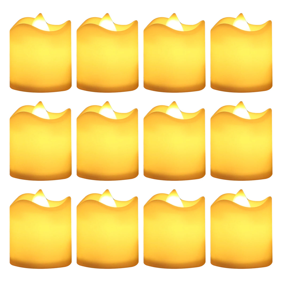 Flameless LED Tea Light Candles – Battery Operated & Reusable