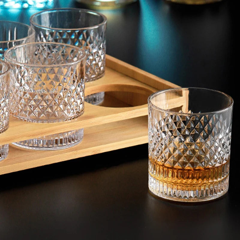 335ml Crystal-Style Whiskey Glasses – 1, 2, 3 or 4 Piece Set