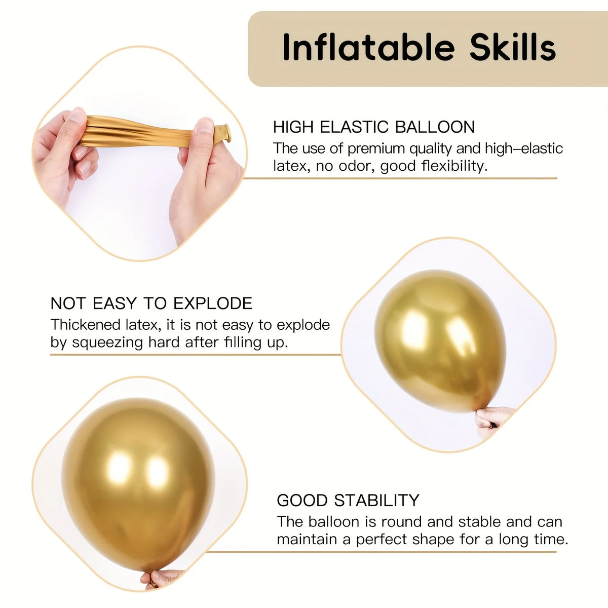 Luxury Black & Gold Balloon Garland Arch Kit – 183-Piece Party Celebration Décor