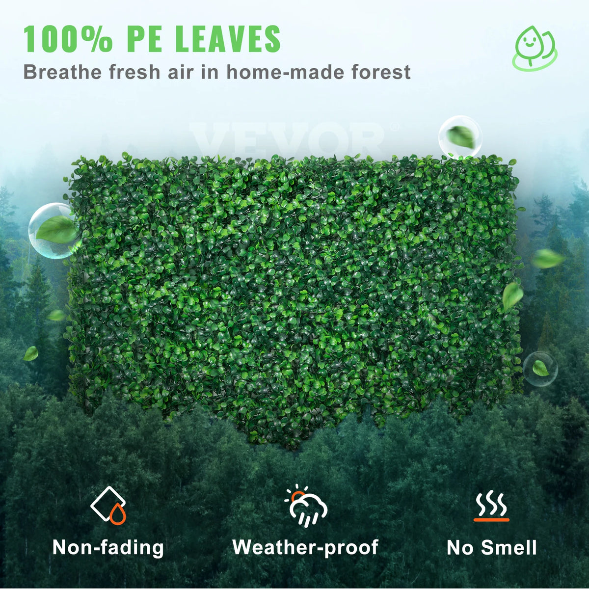 24-Piece Artificial Boxwood Wall Panels – 64–66 Sq. Ft. Greenery Backdrop & Hedge Décor