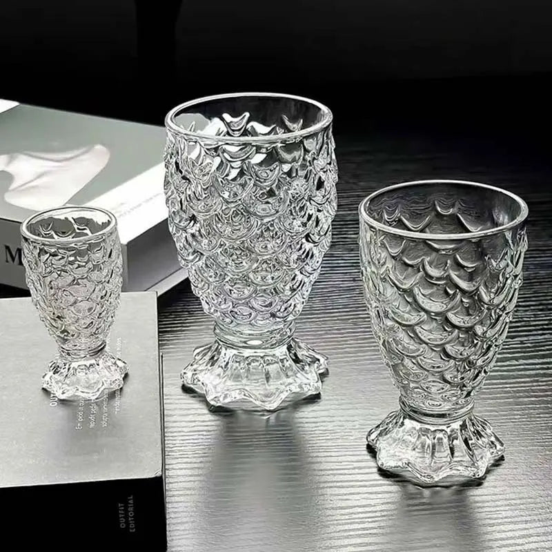 Mermaid Tail-Shaped Cocktail Glass – 30ml, 180ml or 235ml