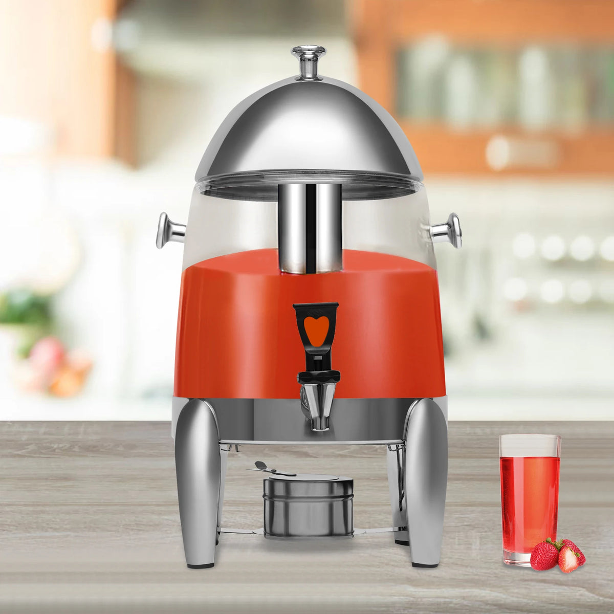 12L / 3.2 Gallon Hot & Cold Beverage Dispenser – Electric Buffet Drink Server