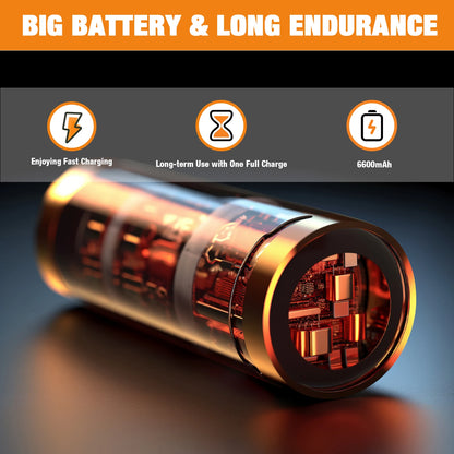 Rechargeable Electric Balloon Pump – 6600mAh Portable Inflator with LCD Display