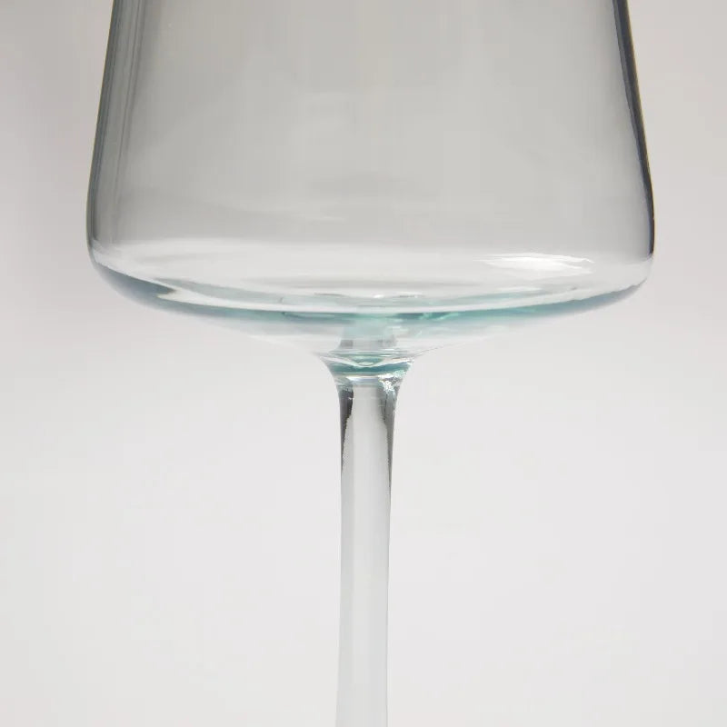 Premium Flare Wine Glass – 17 oz (503 mL) Teal Tint, BPA-Free Drinkware