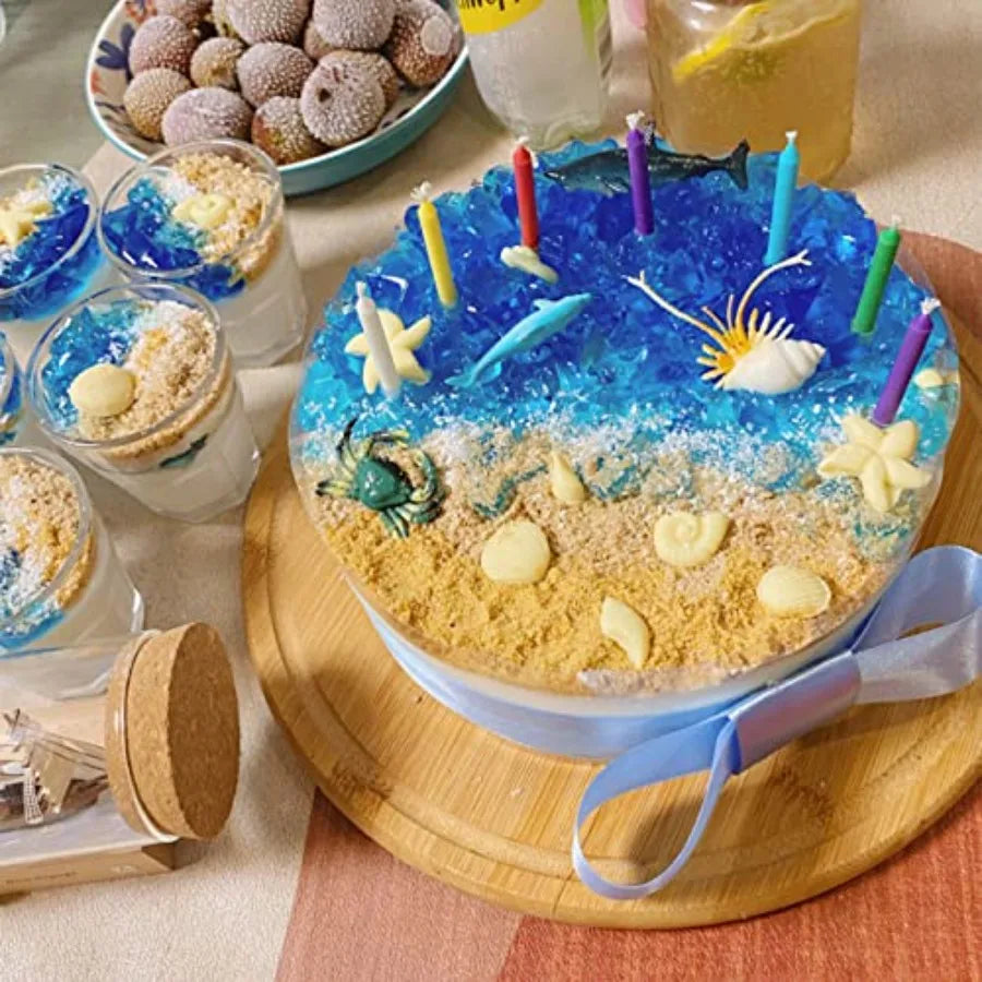 3-Piece Marine Life Silicone Mold Set – Seashell, Starfish & Coral Designs