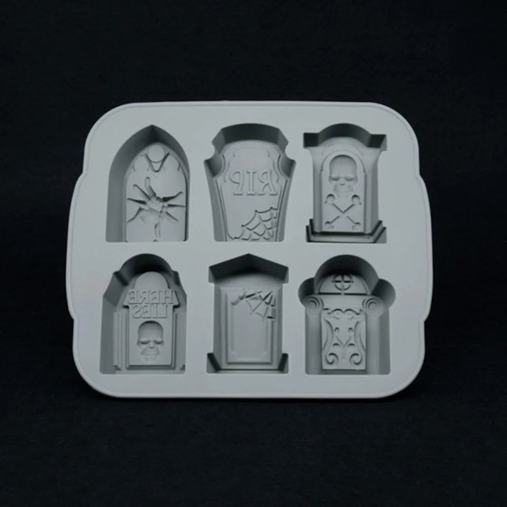 Halloween RIP Gravestone Silicone Ice & Treat Mold
