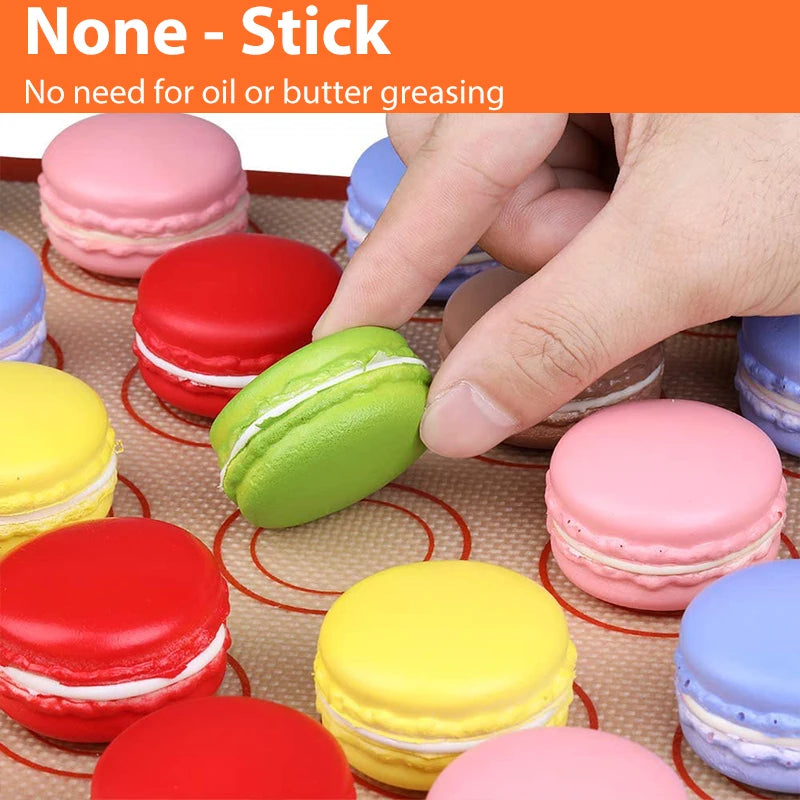 Reusable Silicone Baking Mat – 0.4mm Nonstick Heat-Resistant Oven & Cookie Sheet Liner