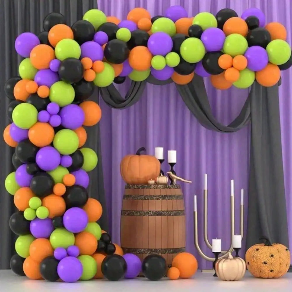 Halloween Balloon Garland Arch Kit with Bats