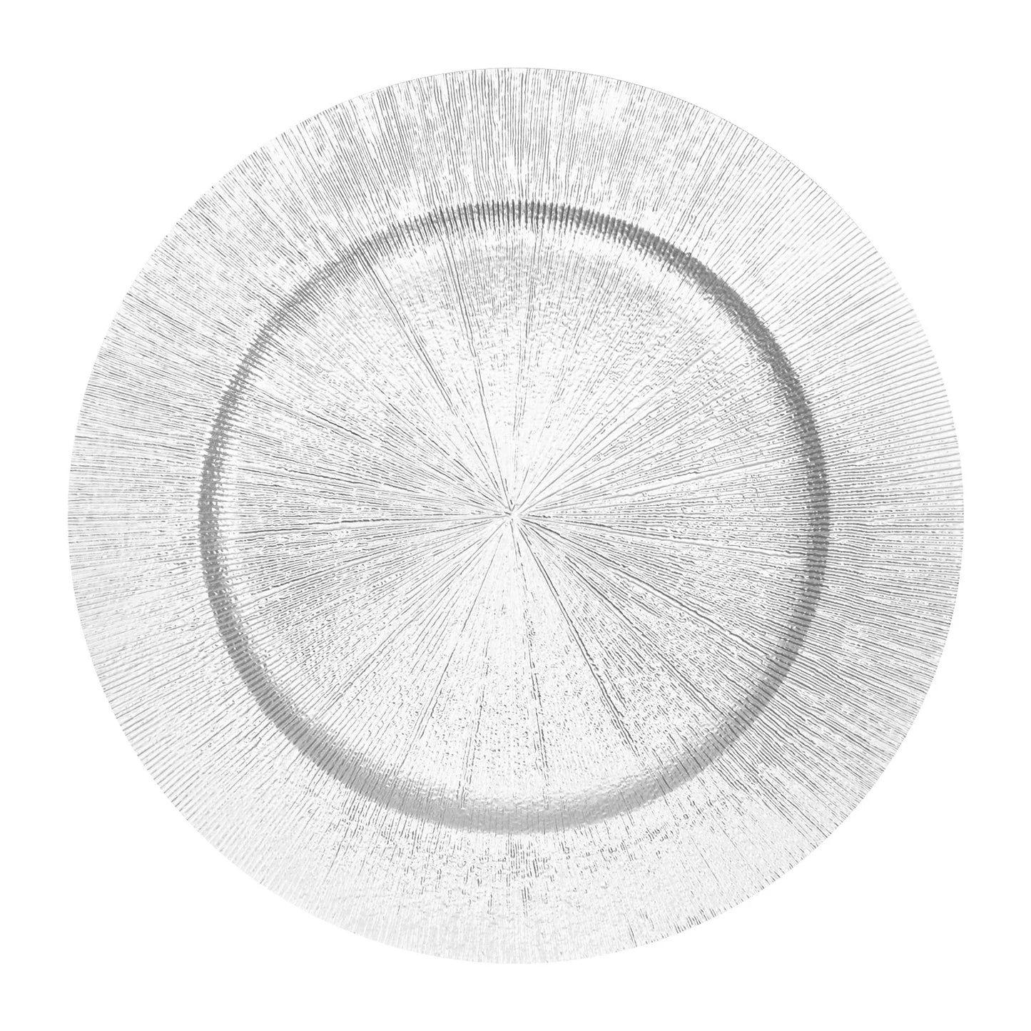Silver Round Charger Plates – 13", 50 Piece Set