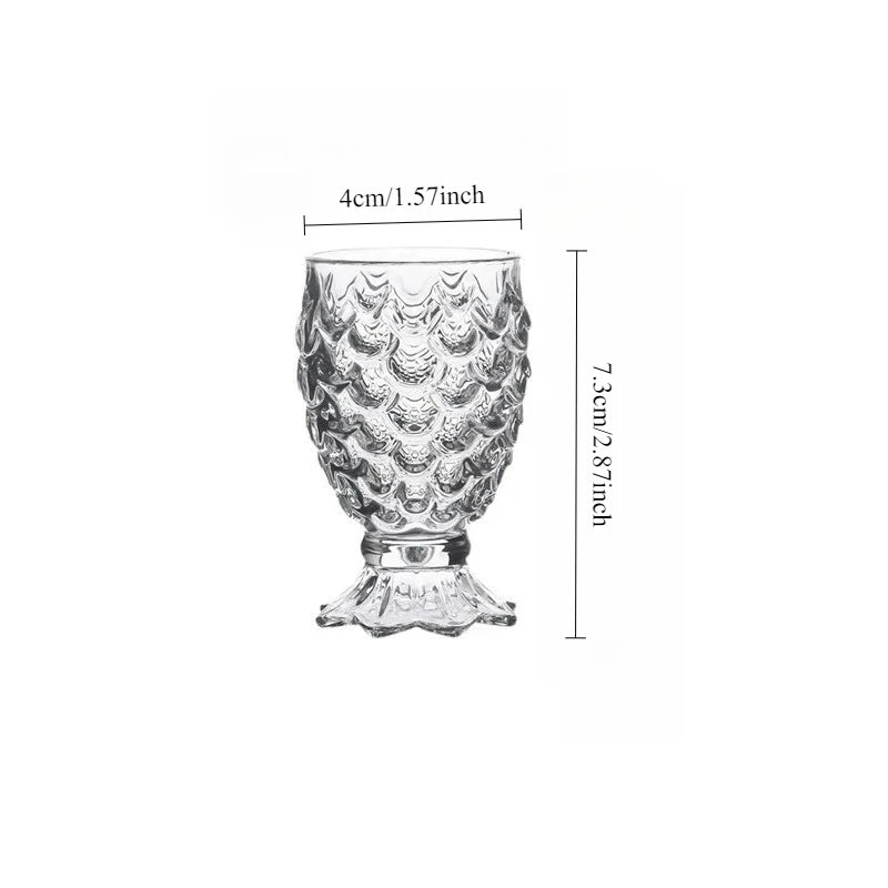 Mermaid Tail-Shaped Cocktail Glass – 30ml, 180ml or 235ml