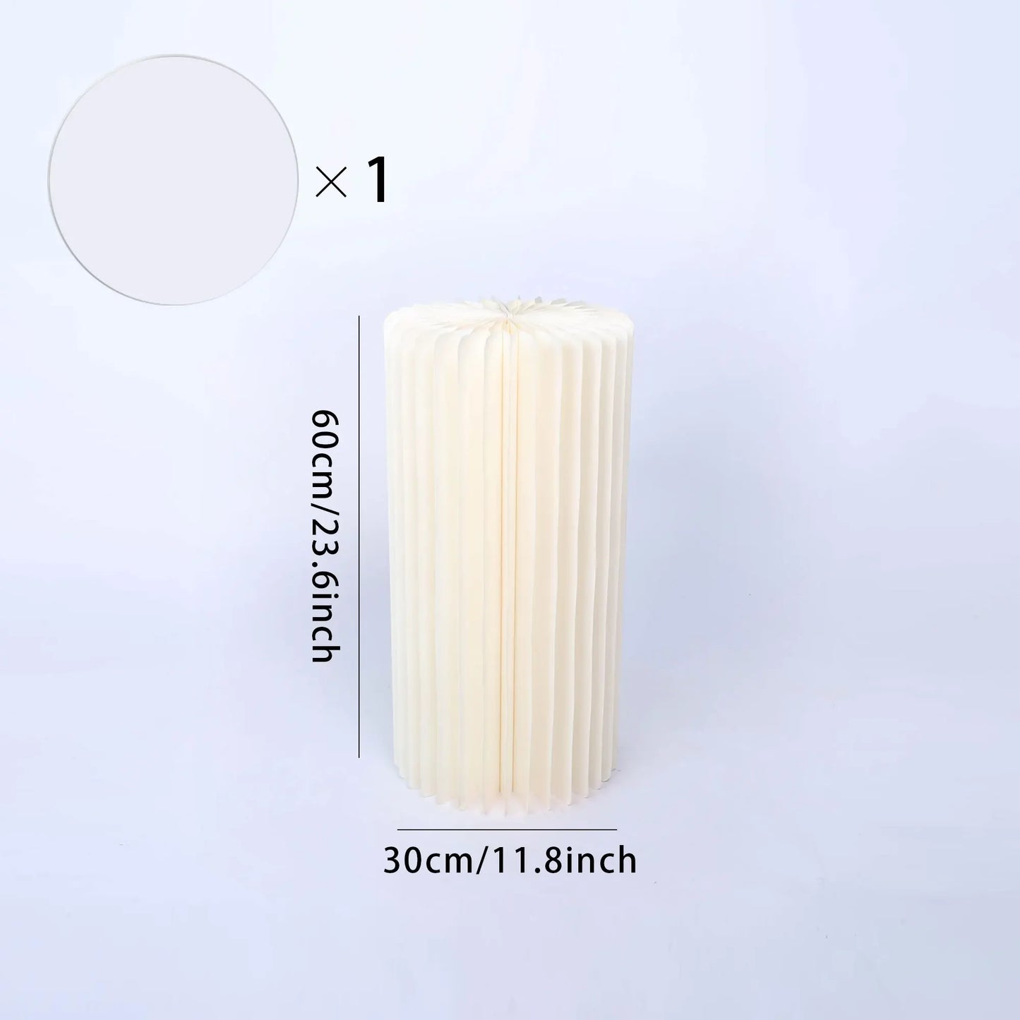 Round Honeycomb Pedestal Display Stand – 5 Heights for Cakes, Flowers & Event Décor