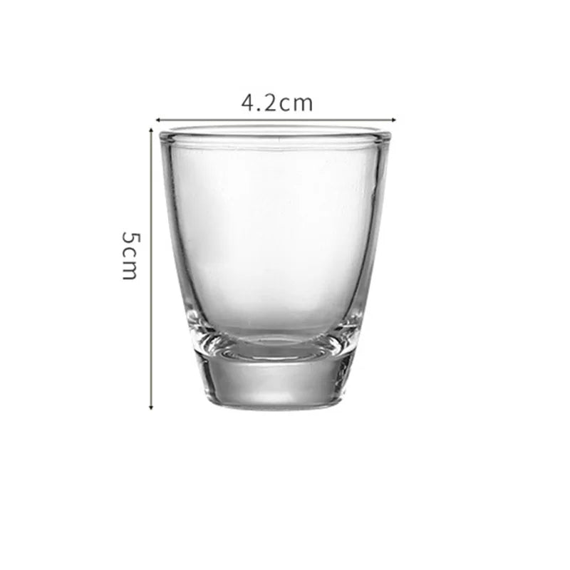 6-Piece Vintage Mini Shot Glass Set – 1.2 oz Thick-Bottom Spirits Glasses