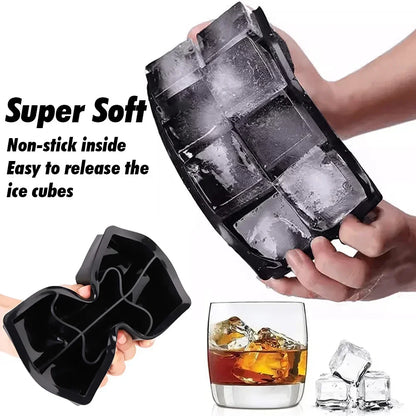 Large Silicone Ice Cube Molds – Sphere & Square Whiskey Ice Trays