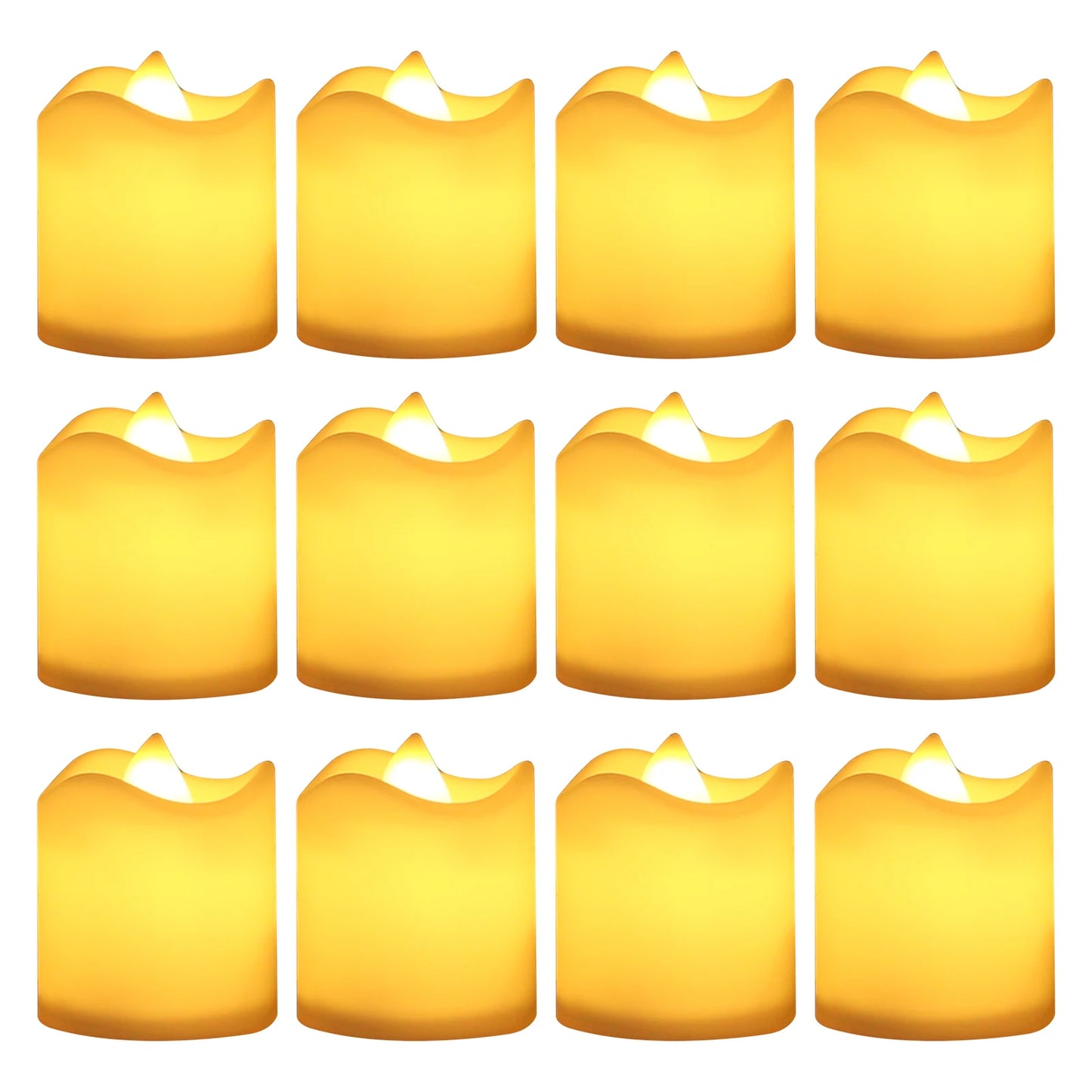 Flameless LED Tea Light Candles – Battery Operated & Reusable