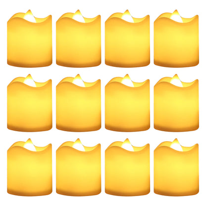 Flameless LED Tea Light Candles – Battery Operated & Reusable
