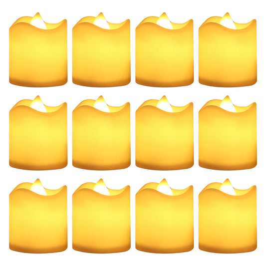 Flameless LED Tea Light Candles – Battery Operated & Reusable