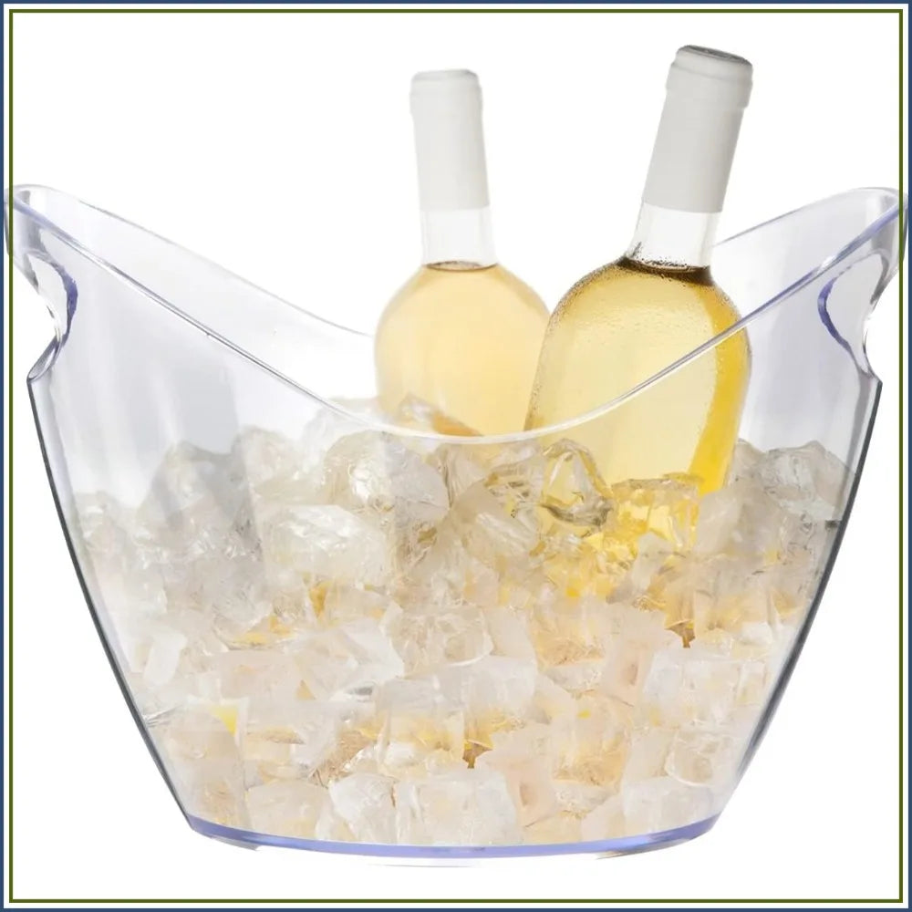 Clear Acrylic Wine & Champagne Ice Bucket – 4L
