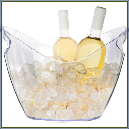 Clear Acrylic Wine & Champagne Ice Bucket – 4L
