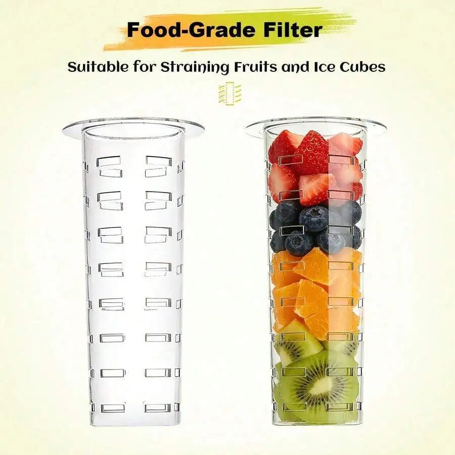 2-Pack 1-Gallon Glass Beverage Dispensers with Stands & Stainless Steel Spigots