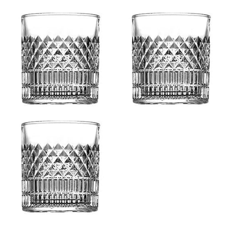 335ml Crystal-Style Whiskey Glasses – 1, 2, 3 or 4 Piece Set
