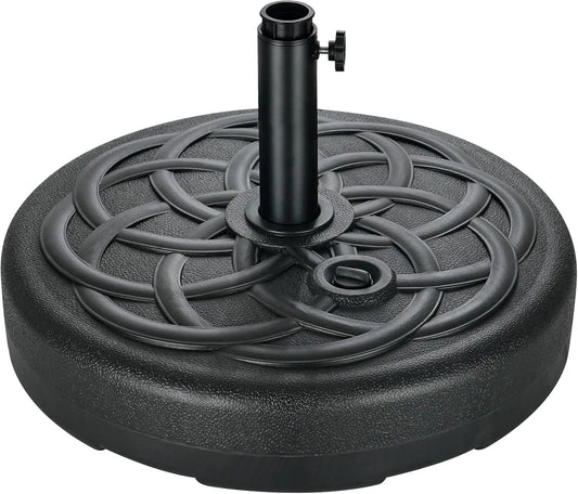112LB Fillable Patio Umbrella Base – 22" Heavy-Duty Outdoor Umbrella Stand
