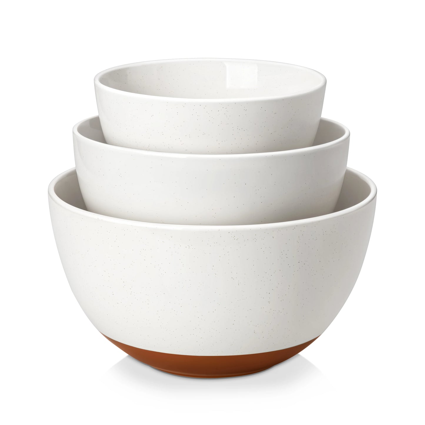 3/6-Piece Ceramic Mixing & Serving Bowl Set – 46 oz, 80 oz & 140 oz