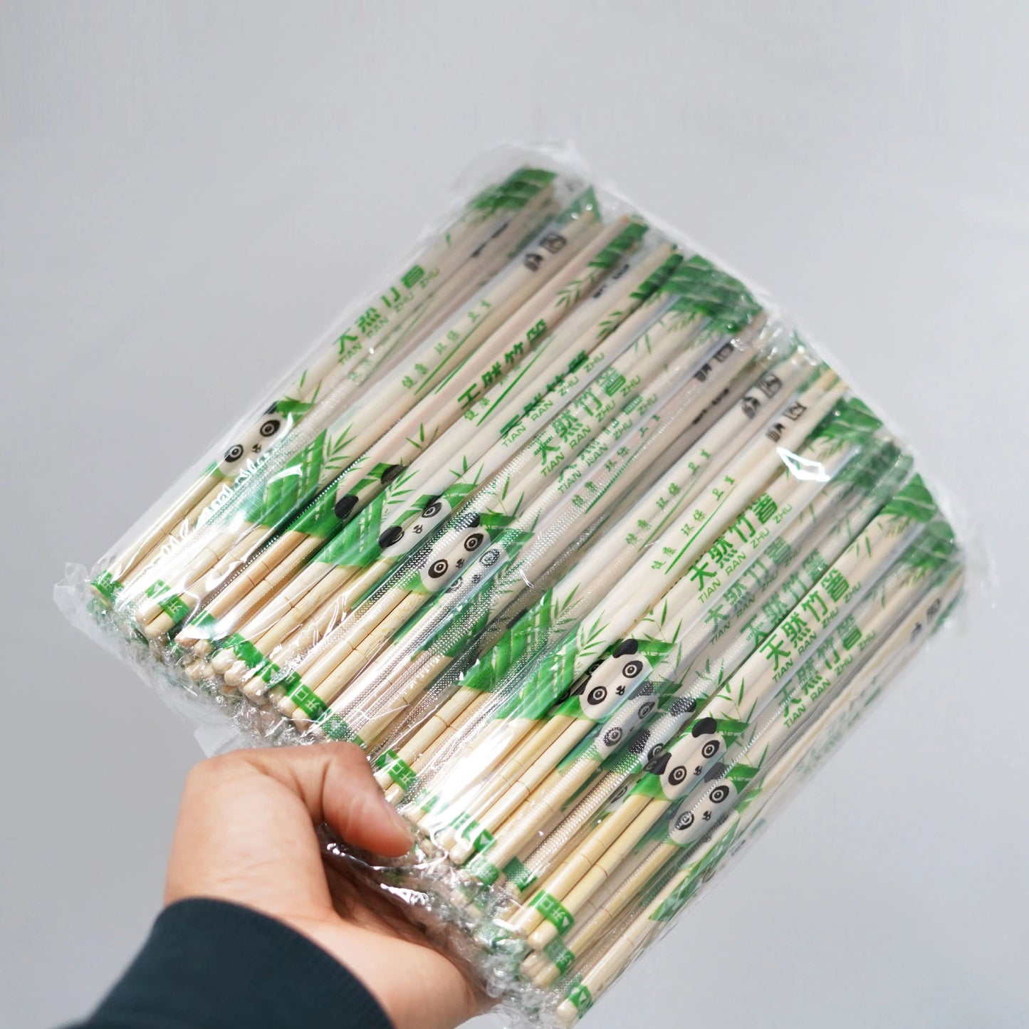 100-Pair Individually Wrapped Bamboo Chopsticks