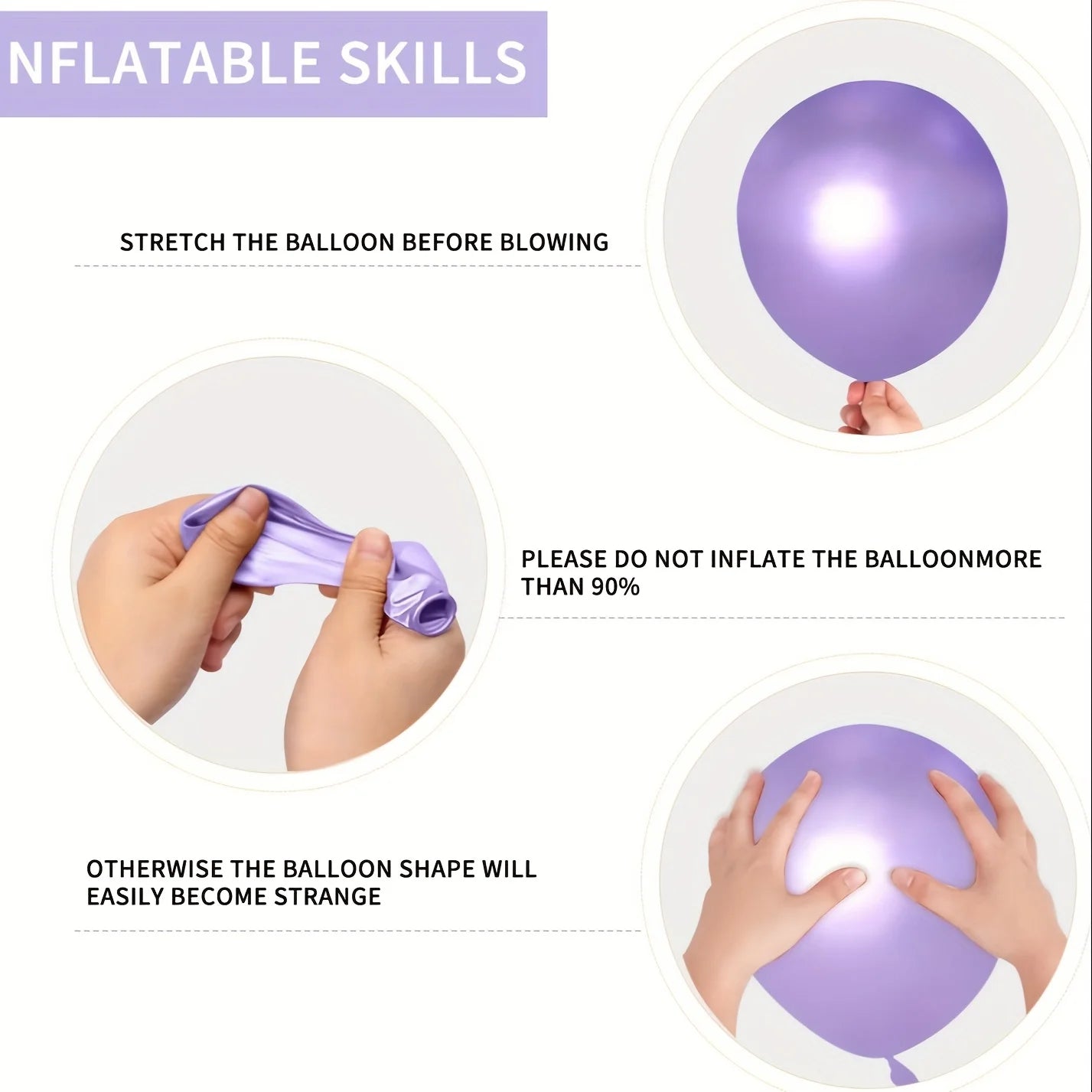 142-Piece Purple Balloon Garland Arch Kit – Lavender, Dark Purple, White & Metallic Party Balloons