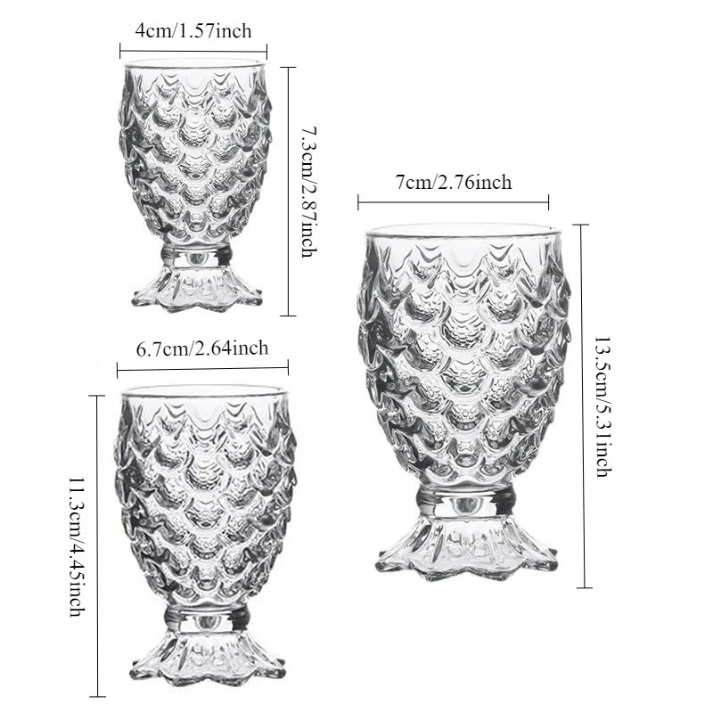Mermaid Tail-Shaped Cocktail Glass – 30ml, 180ml or 235ml