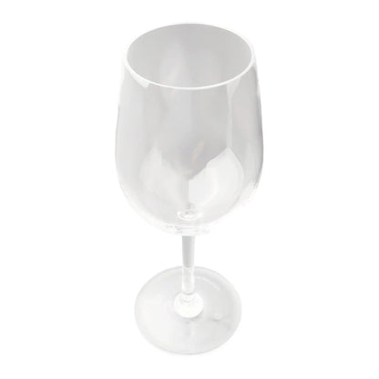 Clear Unbreakable Wine Cup – 18.5 oz (550mL) Reusable Plastic Stemware for Indoor & Outdoor Entertaining