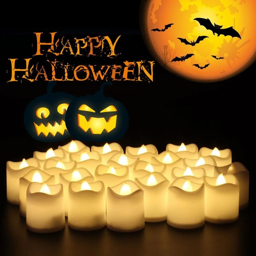 Flameless LED Tea Light Candles – Battery Operated & Reusable