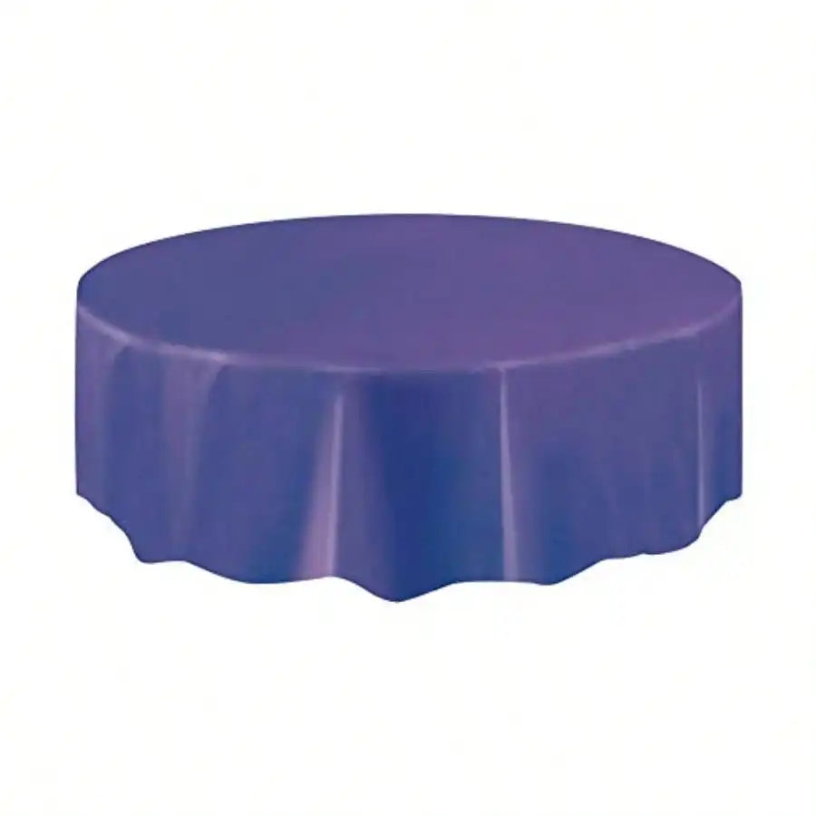 Deep Purple 84" Round Tablecloth – Waterproof Party & Event Table Cover