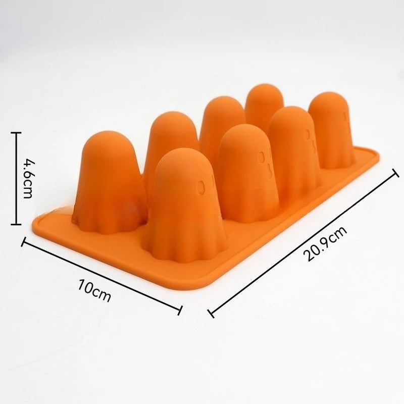 Halloween Silicone Mold Set – Ghost, Bat, Spider & Skull Molds for Chocolate, Candy, Gummies & Baking