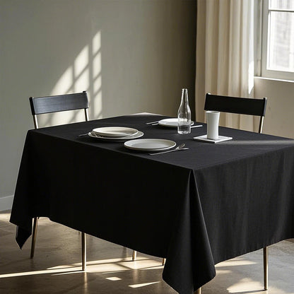 12-Pack Rectangle Polyester Tablecloths – Reusable Event & Banquet Table Covers
