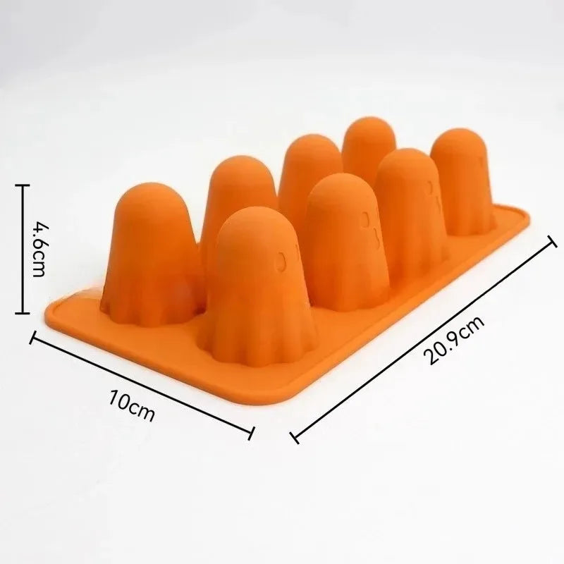 Halloween Silicone Mold Set – Ghost, Bat, Spider & Skull Molds for Chocolate, Candy, Gummies & Baking