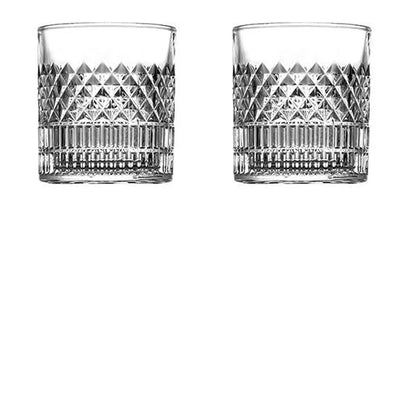 335ml Crystal-Style Whiskey Glasses – 1, 2, 3 or 4 Piece Set