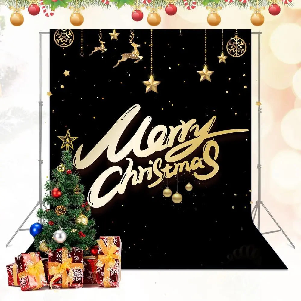Seamless Polyester Photo & Event Backdrop Curtain – 6.5' × 10' or 10' × 13', White, Black or Green
