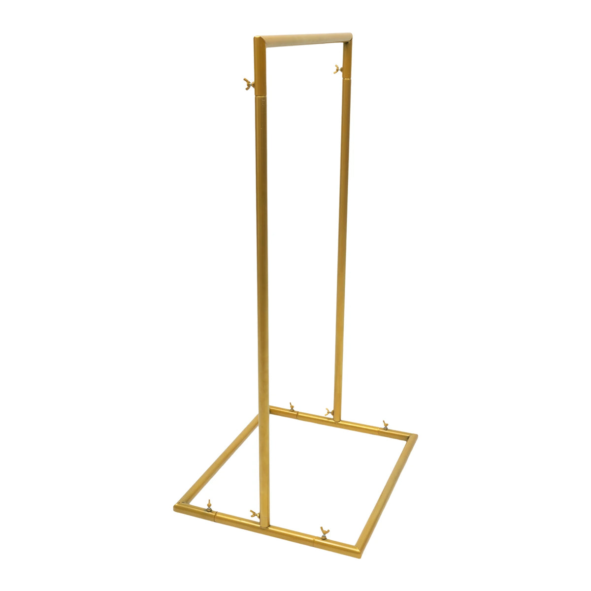 1 Meter Gold Metal Pedestal Arch Stand – Floral, Balloon & Event Display Frame