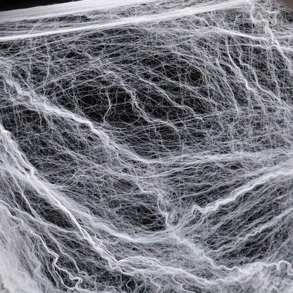 59" Giant Halloween Spider with 23 × 18 Ft Spider Web – 400 Sq. Ft. Outdoor & Photo Booth Décor