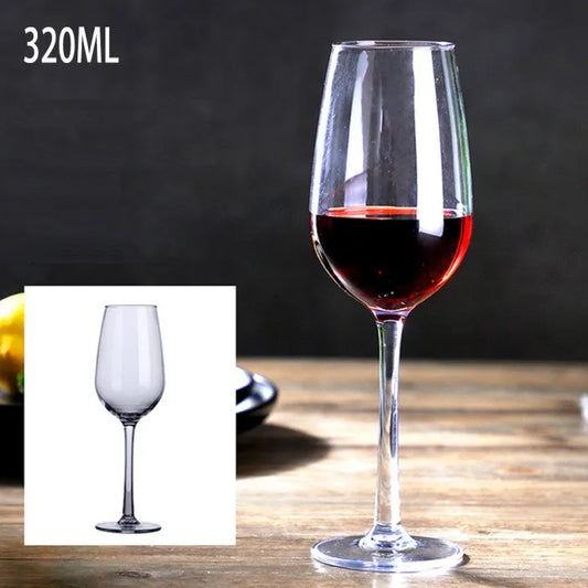 Clear Unbreakable Wine Cup – 10.8 oz (320mL) Reusable Plastic Stemware for Indoor & Outdoor Entertaining