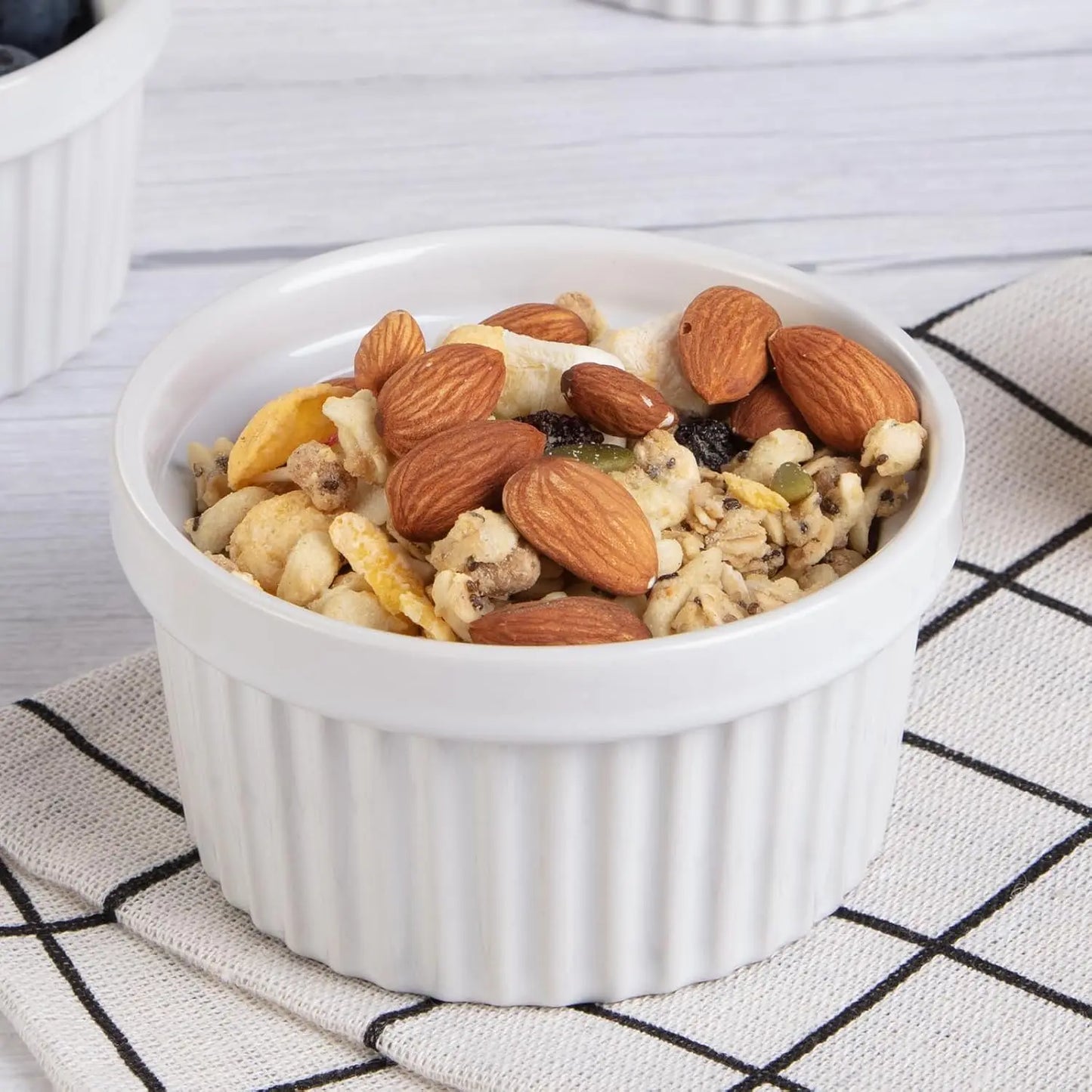 8-Piece 8 oz Porcelain Ramekin Set – Oven-Safe Baking & Serving Bowls for Crème Brûlée, Soufflé & More