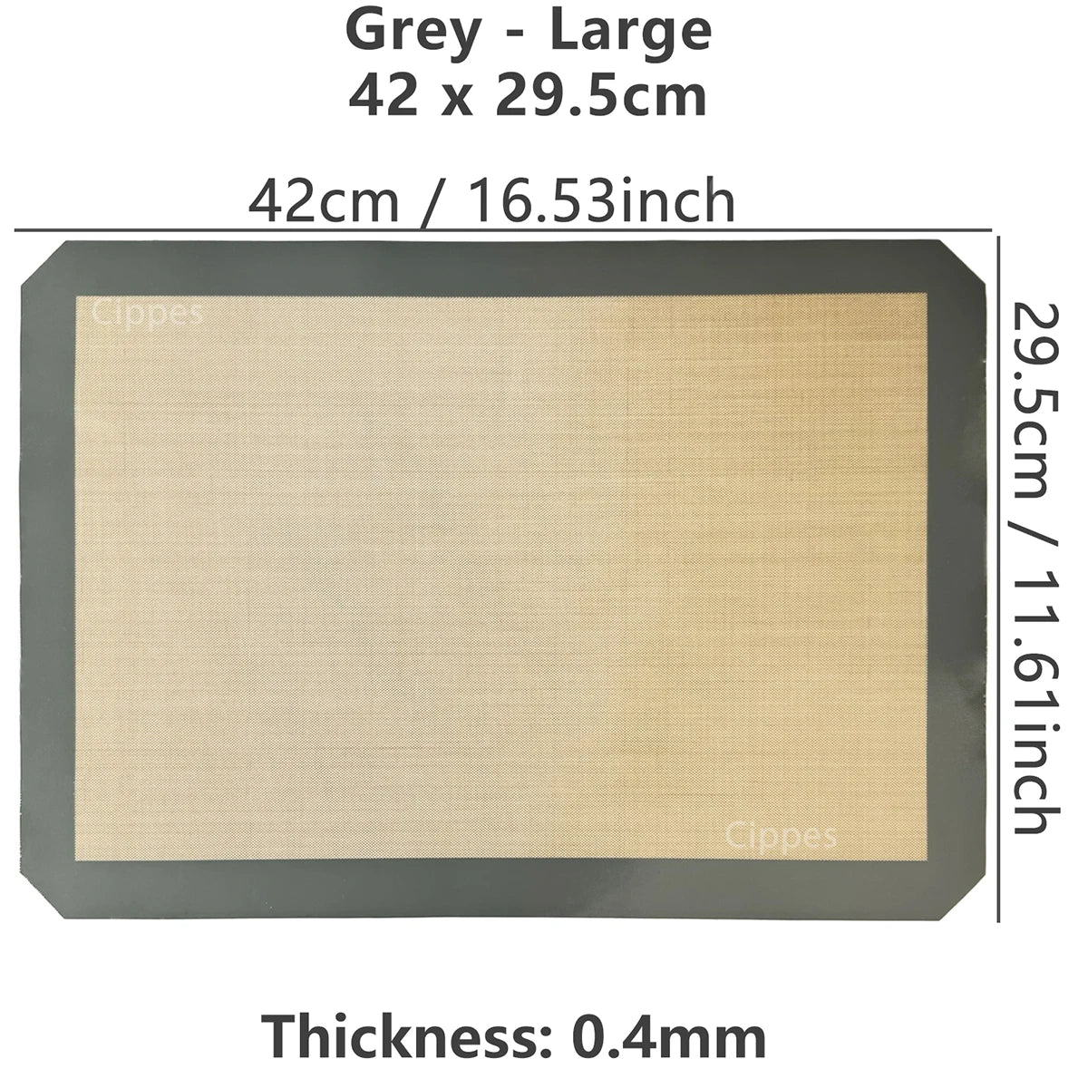 Reusable Silicone Baking Mat – 0.4mm Nonstick Heat-Resistant Oven & Cookie Sheet Liner