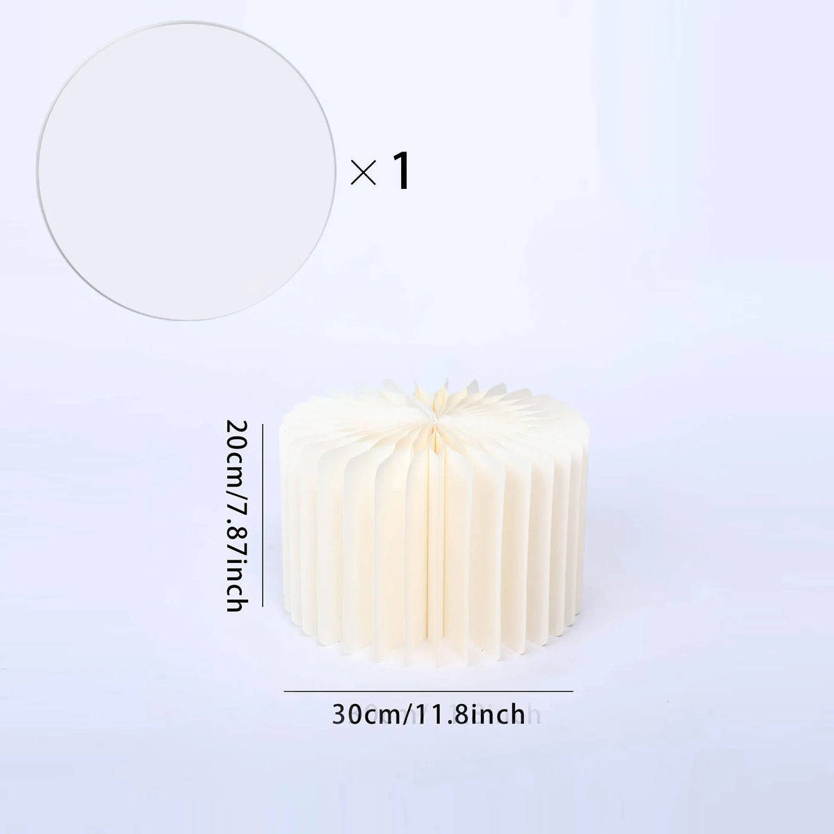 Round Honeycomb Pedestal Display Stand – 5 Heights for Cakes, Flowers & Event Décor