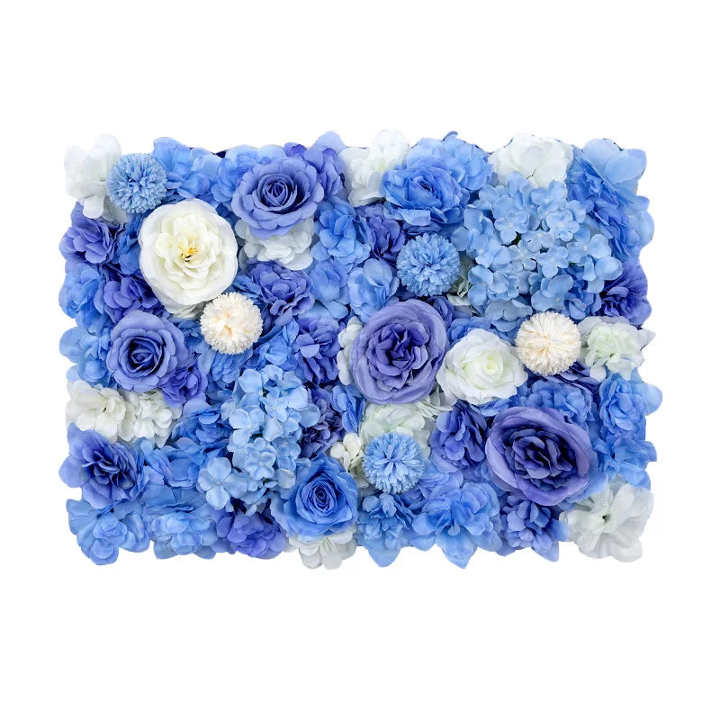 40x60cm Artificial Silk Rose Flower Wall Panel