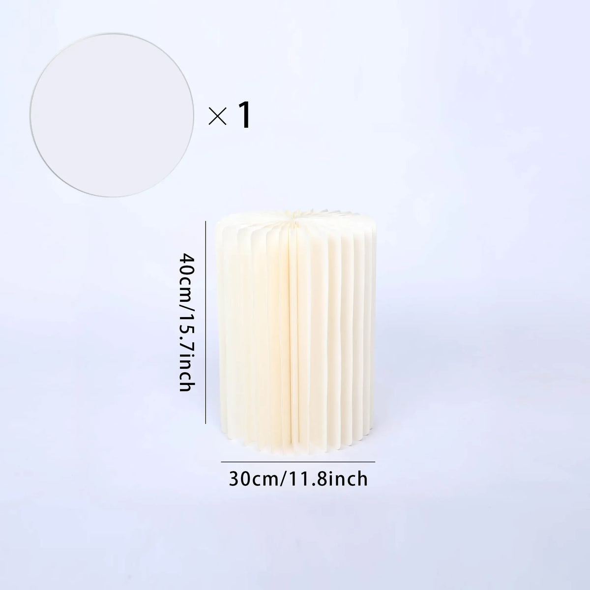 Round Honeycomb Pedestal Display Stand – 5 Heights for Cakes, Flowers & Event Décor