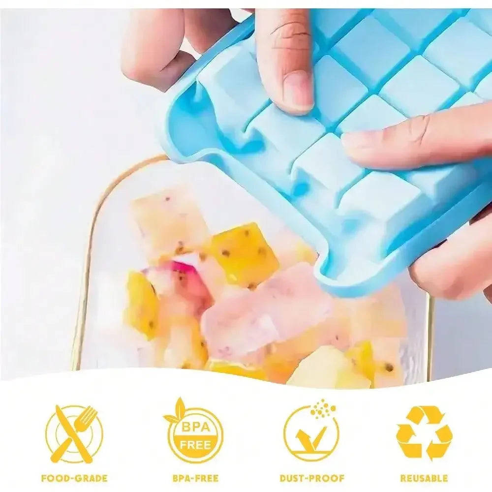 20-Cavity Honeycomb Silicone Ice Cube Tray