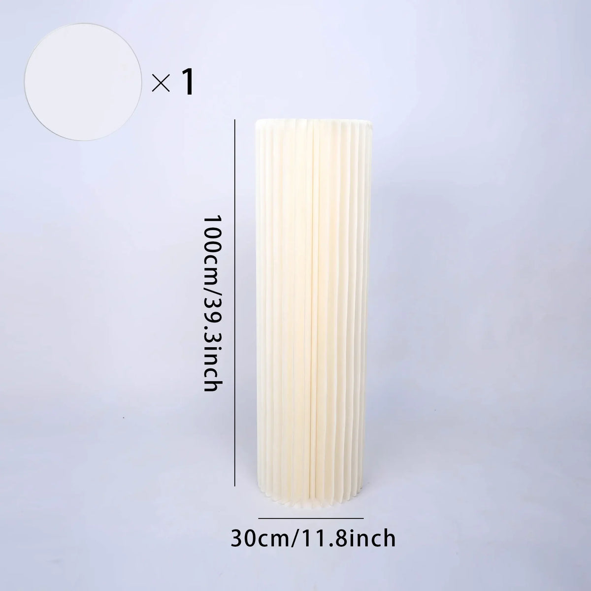 Round Honeycomb Pedestal Display Stand – 5 Heights for Cakes, Flowers & Event Décor