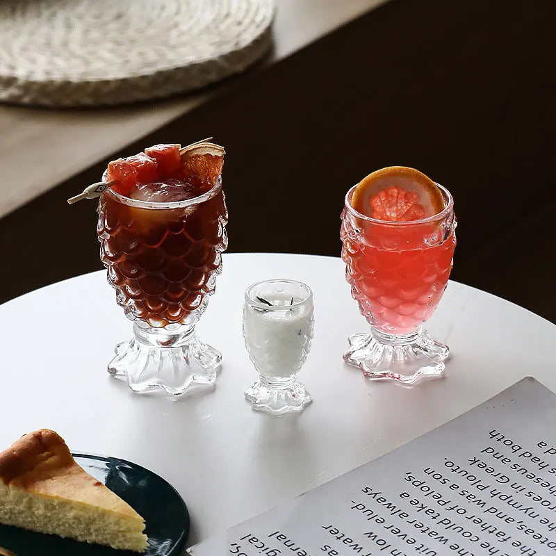 Mermaid Tail-Shaped Cocktail Glass – 30ml, 180ml or 235ml